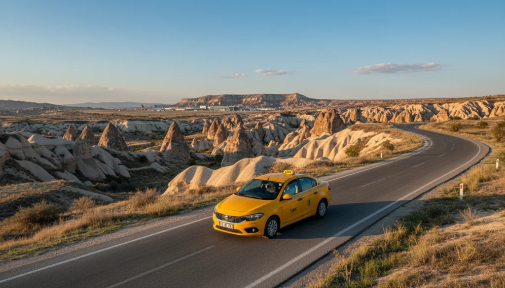 Kapadokya'dan Nevşehir Havaalanı Ticari Taksi Transferi