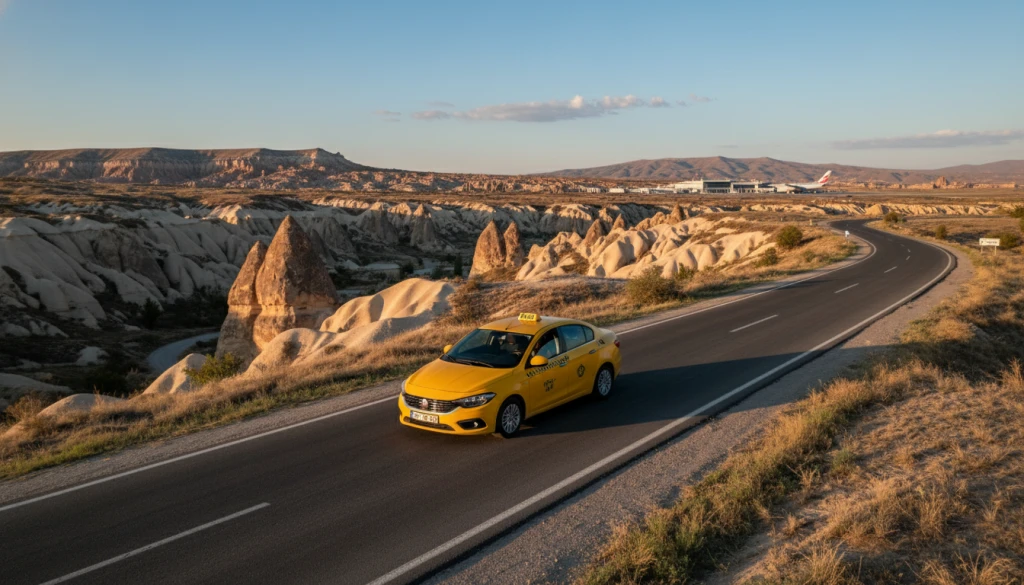 Kapadokya'dan Nevşehir Havaalanı Ticari Taksi Transferi