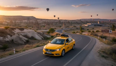 Kapadokya'dan Nevşehir Havaalanı Ticari Taksi Transferi