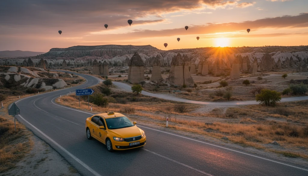Kapadokya'dan Kayseri Havaalanı Ticari Taksi Transferi
