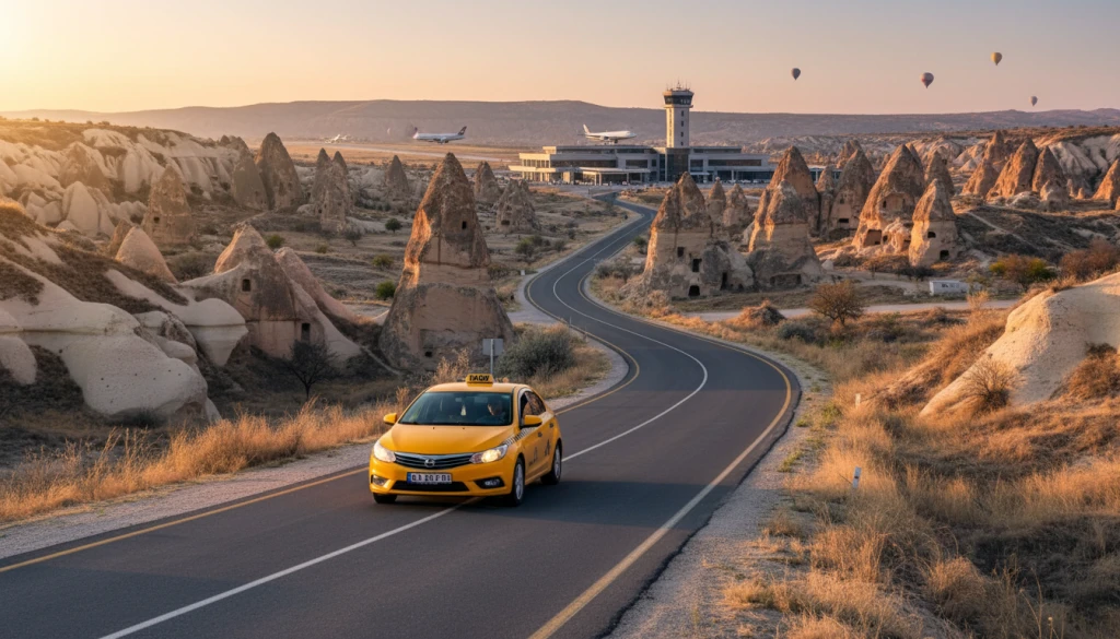 Kapadokya'dan Kayseri Havaalanı Ticari Taksi Transferi