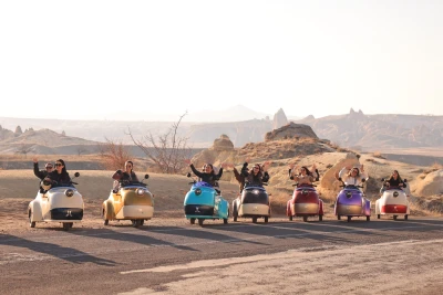 Kapadokya 2 Saatlik Gün Batımı Elektrikli Trike Turu