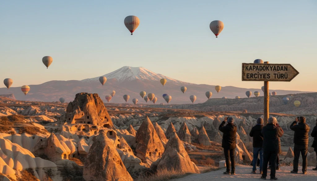 Kapadokya'dan Erciyes Kayak Turu