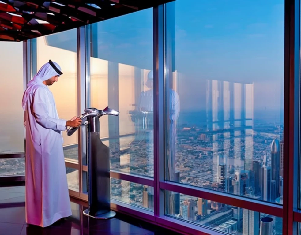 Burj Khalifa Niveau 124 / 125 - Piektijden