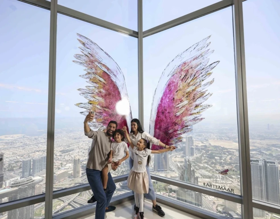 Burj Khalifa 124. Seviye + Kafe - Non-Prime Saat