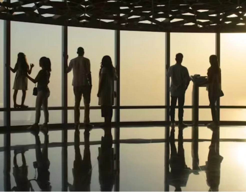 Burj Khalifa Seviye 124 + Kafe - Pik Saatler