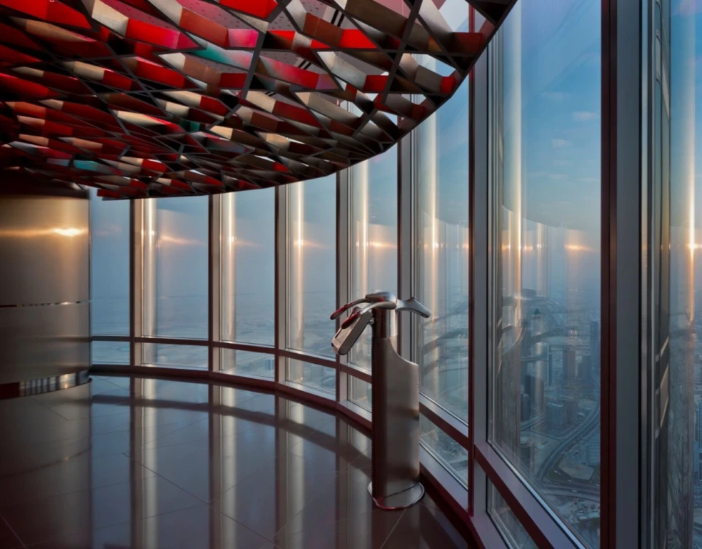 Burj Khalifa Seviye 124 + Kafe - Pik Saatler