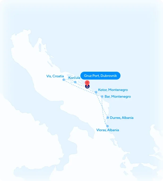 Croatia & Albania Yacht Cruise: A Luxurious 8-Day Voyage