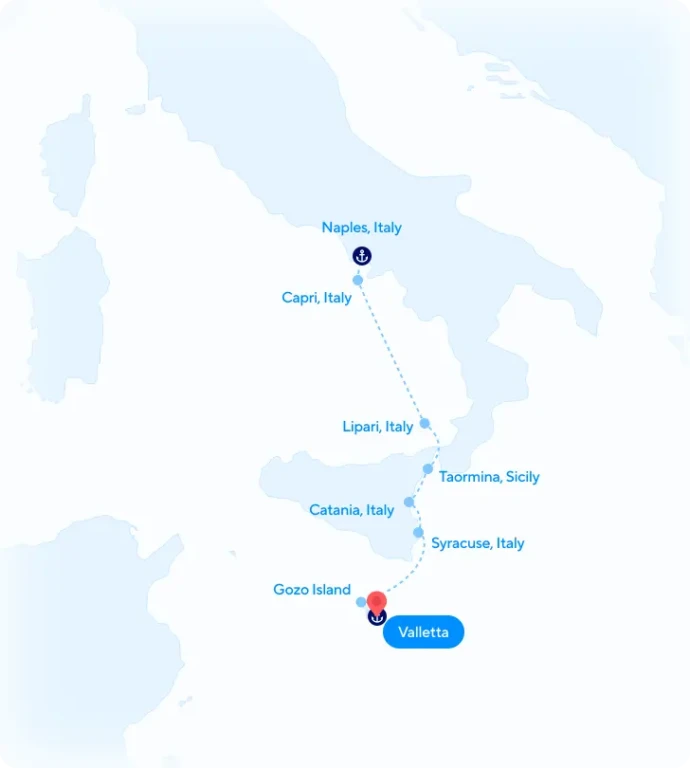 La Dolce Vita: Italy to Malta Cruise