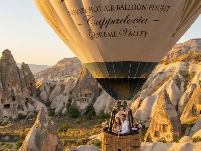 Volo privato in mongolfiera - Cappadocia