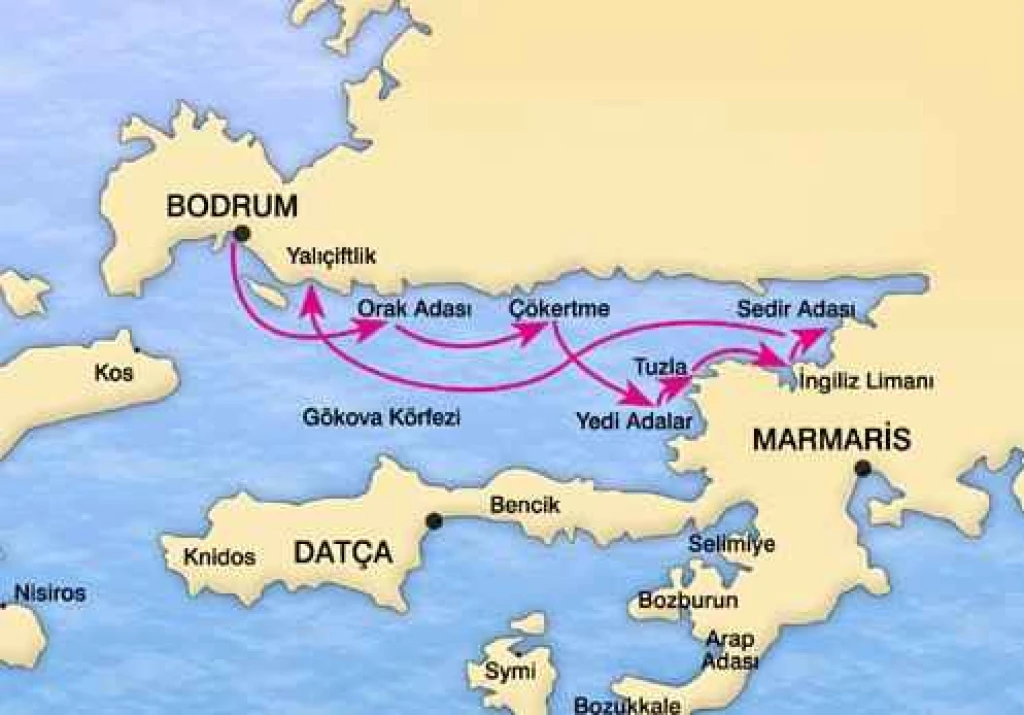 Bodrum Gulf of Gökova Gulet Cruise:  7-Night Turkish Blue Cruise
