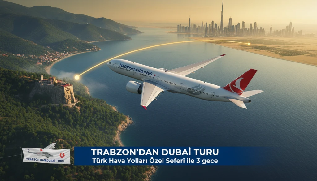 TRABZON NACH DUBAI TOUR Türk Airlines Sonderflug für 3 Nächte