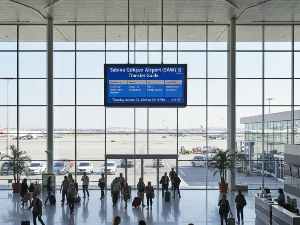 Guide de transfert de l'aéroport Sabiha Gökçen (SAW)