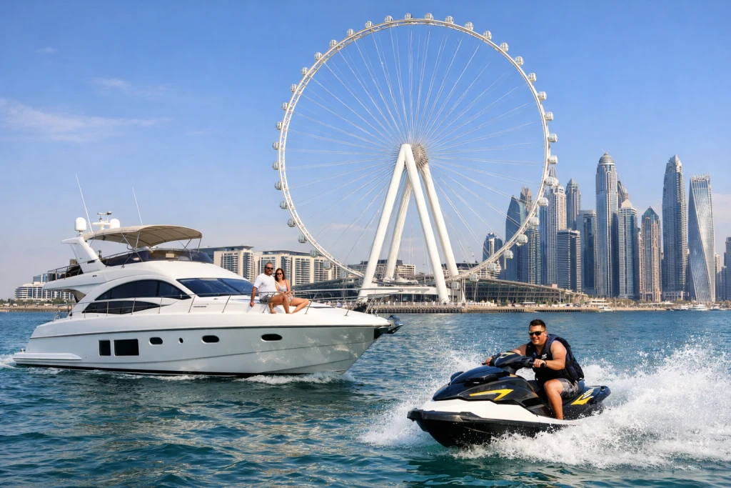2 HEURES DE CROISIÈRE EN YATCH LUXE + 2 JETSKIS DE 30 MINUTES