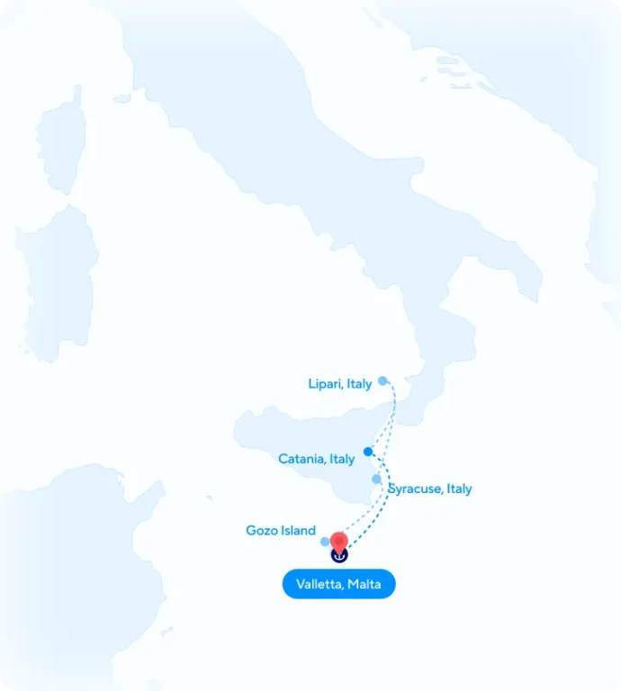 Mediterranean Serenade – Italy & Malta Small Ship Cruise