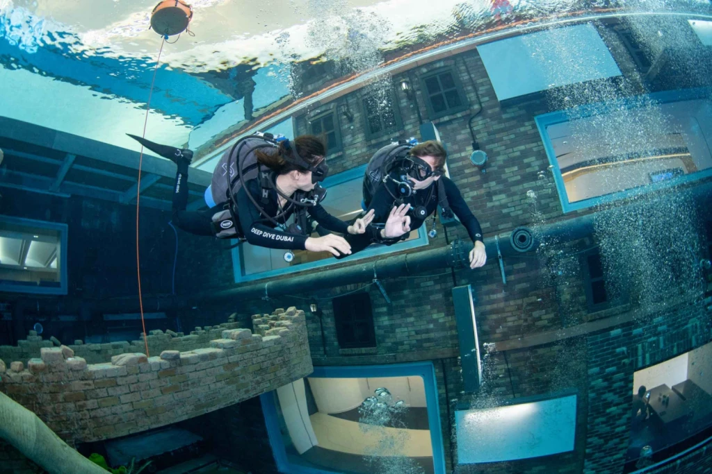 'Deep Dive in the World's Deepest Pool'