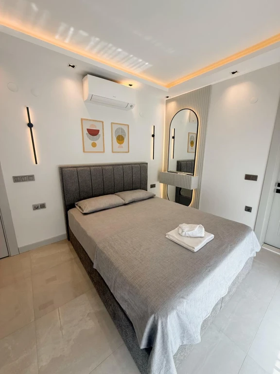 İzmir Çeşme Residere de Aileler için Uygun Tuz Havuzlu Kiralık Villa