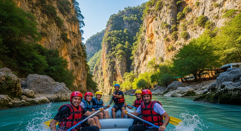 Antalya Çıkışlı Köprülü Kanyon Rafting Turu | Transferli, Öğle Yemekli