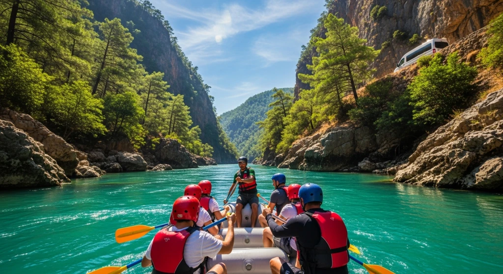 Antalya Çıkışlı Köprülü Kanyon Rafting Turu | Transferli, Öğle Yemekli