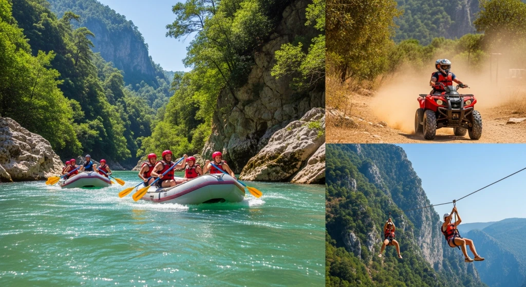 Antalya Rafting Combo Turu | Rafting + Quad Bike + Zipline (3’ü 1 Arada)