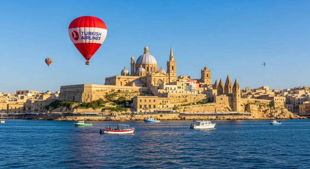 Malta Reise zum Ramadan-Fest mit Turkish Airlines für 3 Nächte 4 Tage 2026