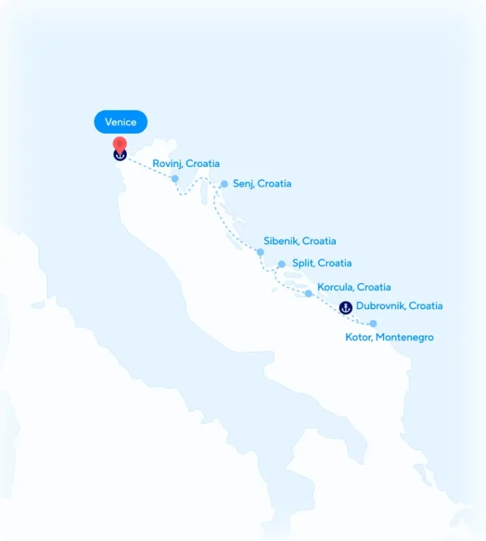 Adriatic Jewels: From Venice to Dubrovnik