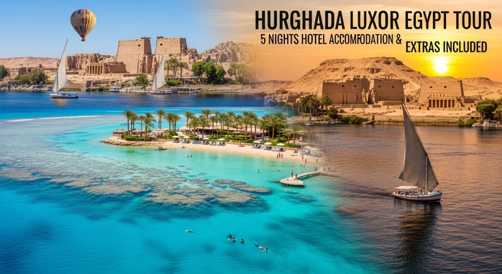 Hurghada Luxor Mısır Turu 5 Gece Otel ve Ekstralar Dahil