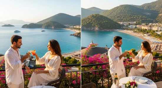 Likya Otel Fethiye Balayı Paketi 4 Gece 5 Gün Turlu