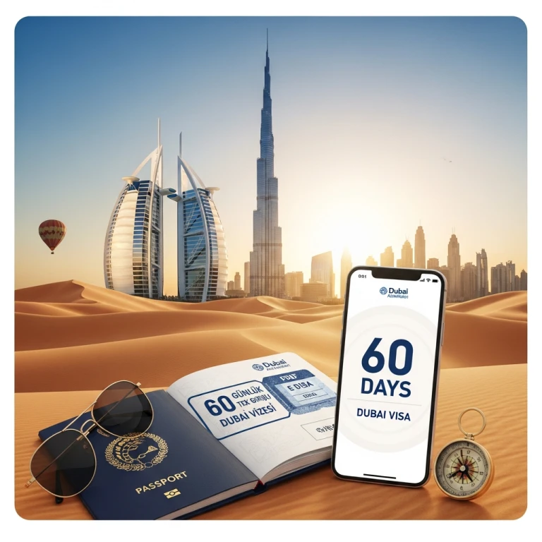60 Günlük Tek Girişli Dubai Vizesi