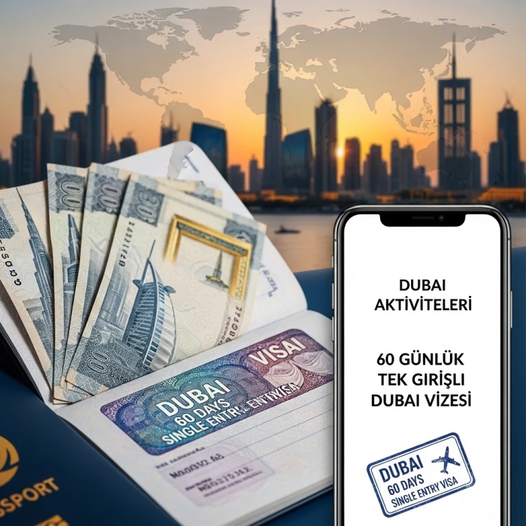 60 Günlük Tek Girişli Dubai Vizesi