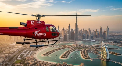 Dubai Falcon Helitours 17 Minute Dubai Helicopter Tour | Best Route