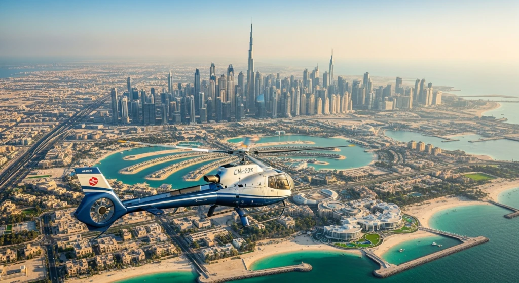 Dubai Falcon Helitours Dubai Helikopter Turu | En İyi Rota – Özel VIP Uçuş