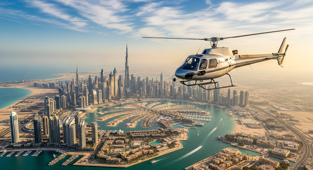 Dubai Falcon Helitours Dubai Helikopter Turu | En İyi Rota – Özel VIP Uçuş
