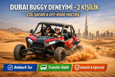 Dubai Buggy Deneyimi – 2 Kişilik | Çöl Safari ve Off-Road Macera