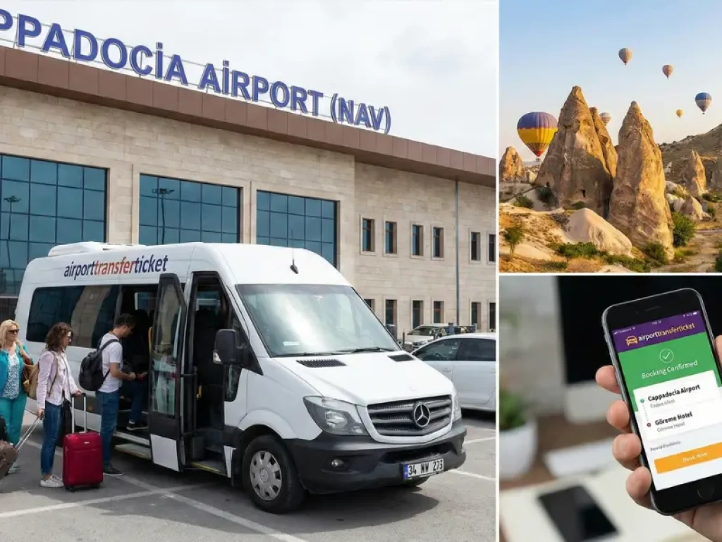 Transfert Aéroport de Cappadoce vers les Hôtels de Göreme