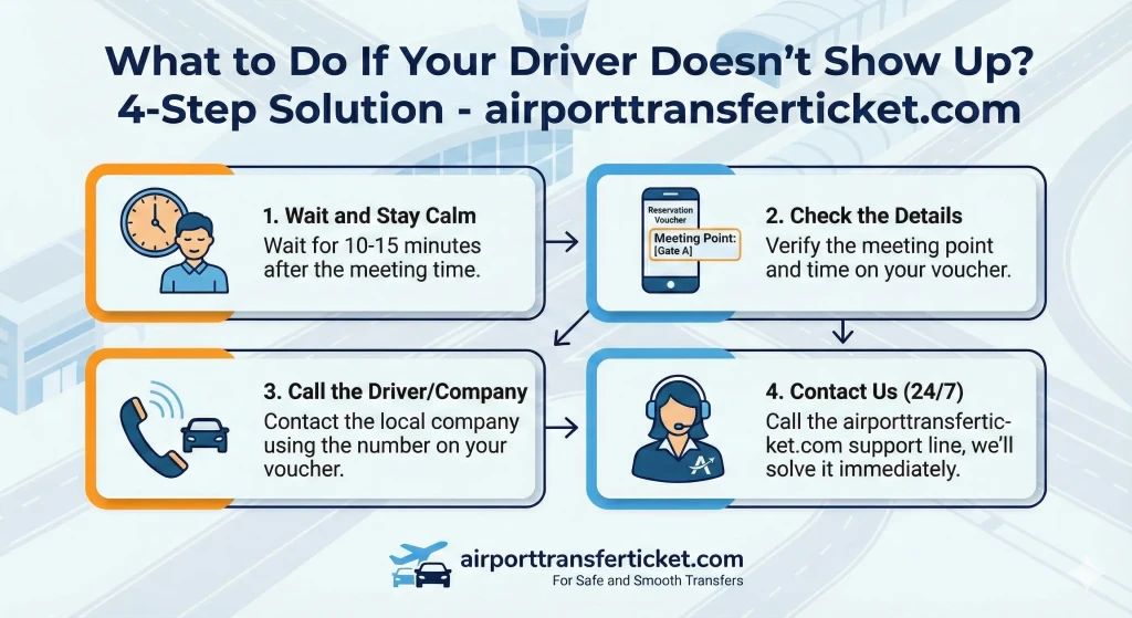 接送司机未出现怎么办