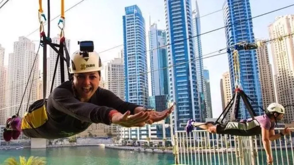 Zipline Dubai Marina | XLine Dubai Marina Biletleri & Turları