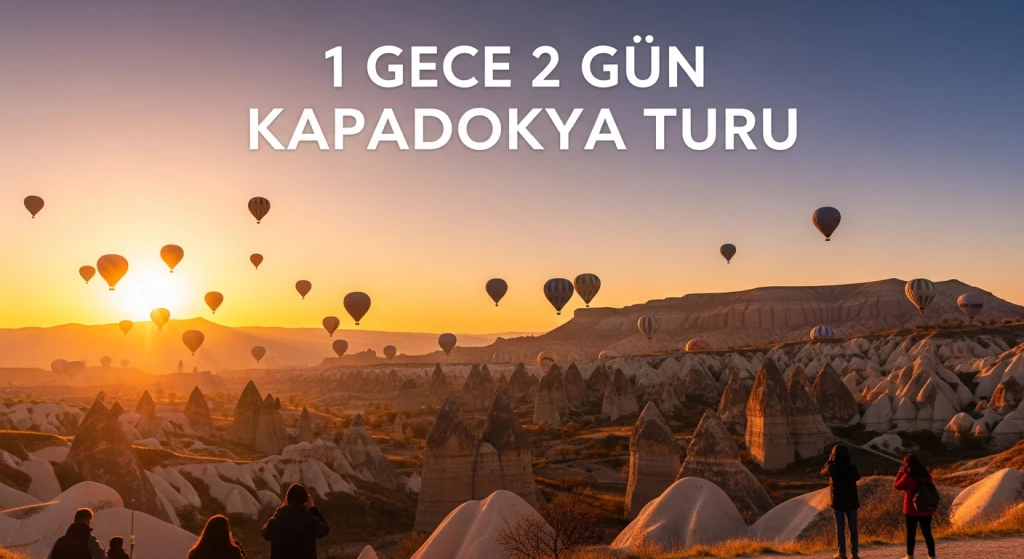 1 Natt 2 Dagar Kapadokya Tur Professionellt Paket
