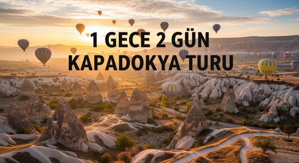 1 Natt 2 Dagar Kapadokya Tur Professionellt Paket