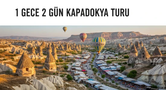 1 Gece 2 Gün Kapadokya Turu Profesyonel Paket