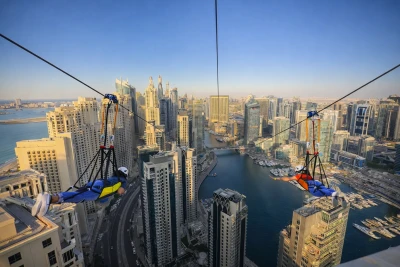 XLine Dubai – Expérience de glissade sur câble au-dessus de la ville