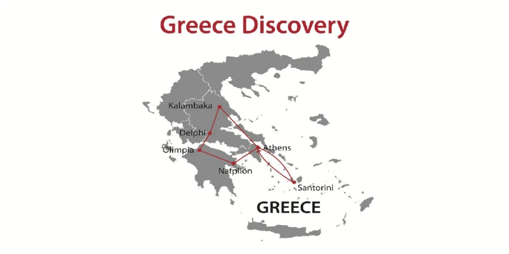 Griechenland Entdeckungstour – 10 Tage Festland- und Santorini-Erlebnis