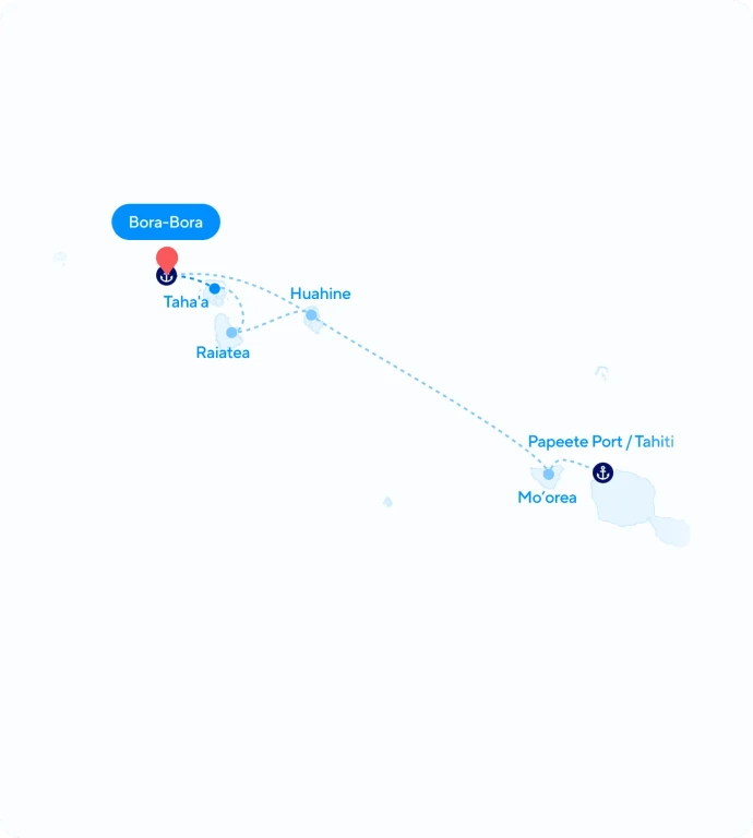 Tahiti 6-Nights Cruise – Tahiti & the Pearls of French Polynesia