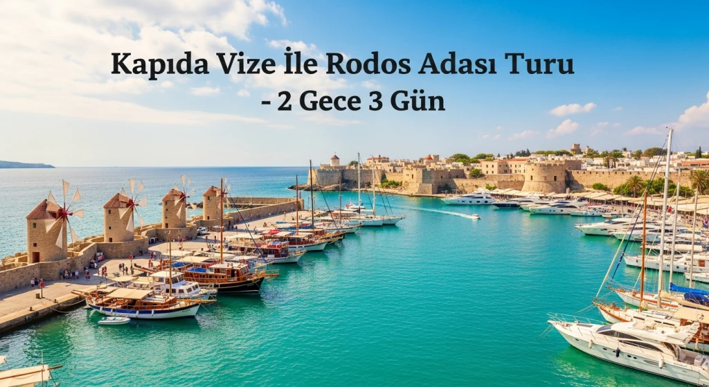 Kapıda Vize ile Rodos Turu 2 Gece 3 Gün