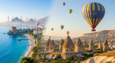 4-Day Istanbul, Cappadocia and Antalya Tour with Balloon Ride