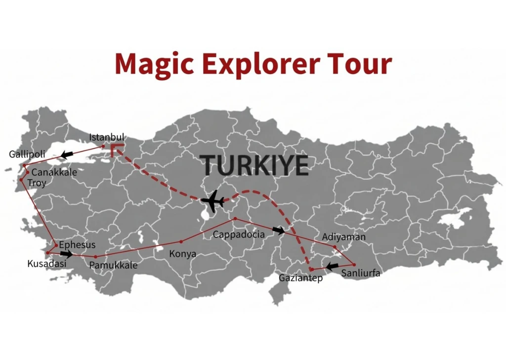 "13-dniowa magiczna wycieczka po Turcji: Istanbul, Kapadocja i Göbekli Tepe"