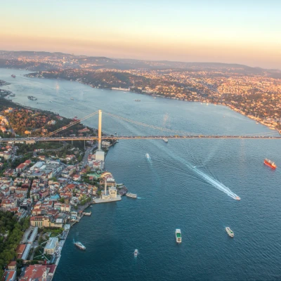 Wie weit ist der Flughafen Istanbul von beliebten Stadtteilen entfernt?