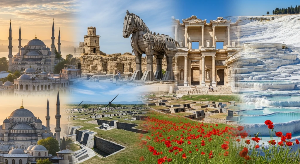 5-Day Istanbul, Gallipoli, Troy, Pergamon, Ephesus & Pamukkale Tour