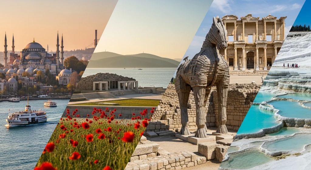 5-Day Istanbul, Gallipoli, Troy, Pergamon, Ephesus & Pamukkale Tour