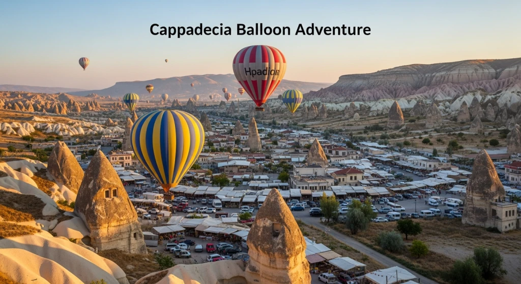 Voo de balão de ar quente na Capadócia